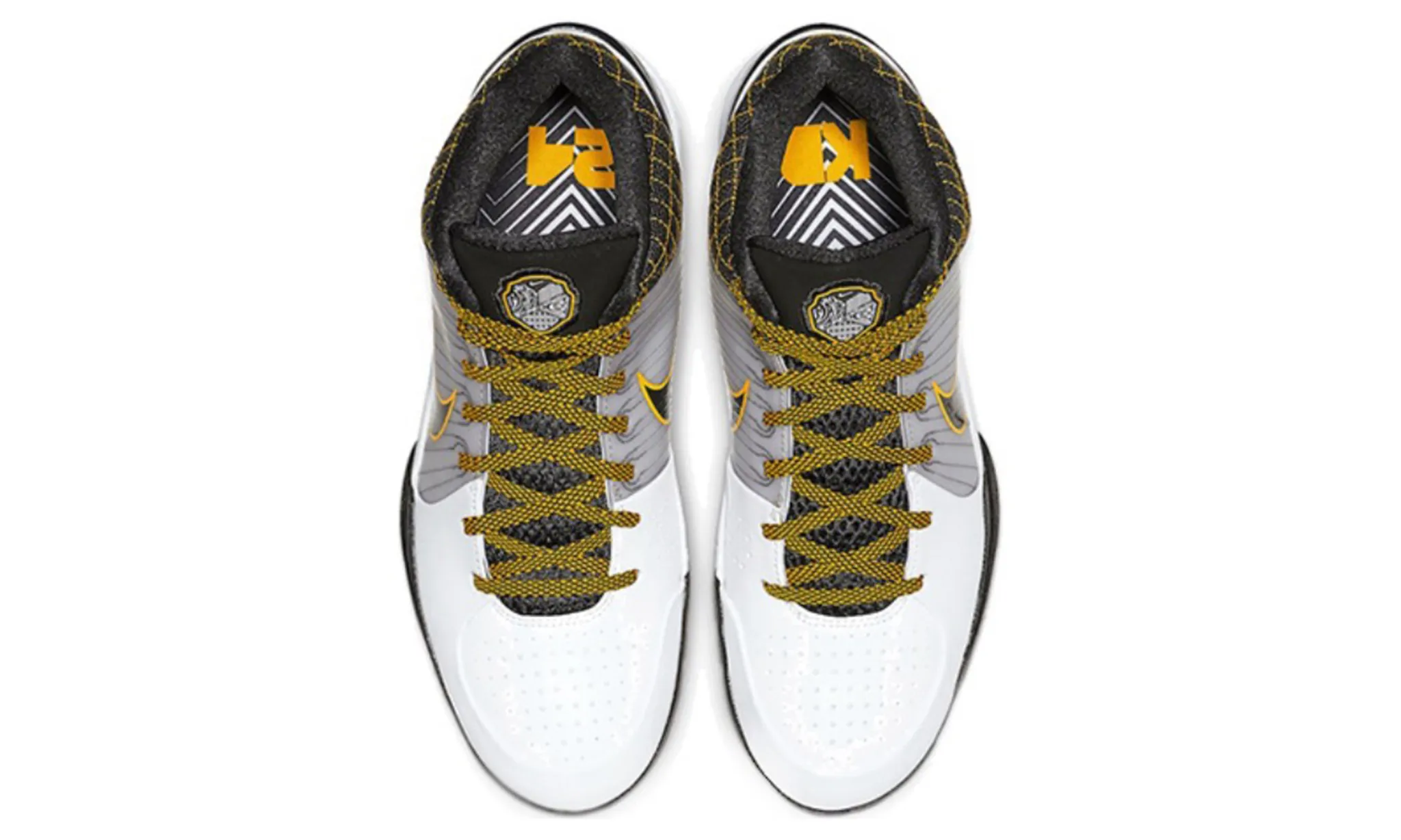 Nike Kobe 4 Protro White Black Del Sol - beetsneakers