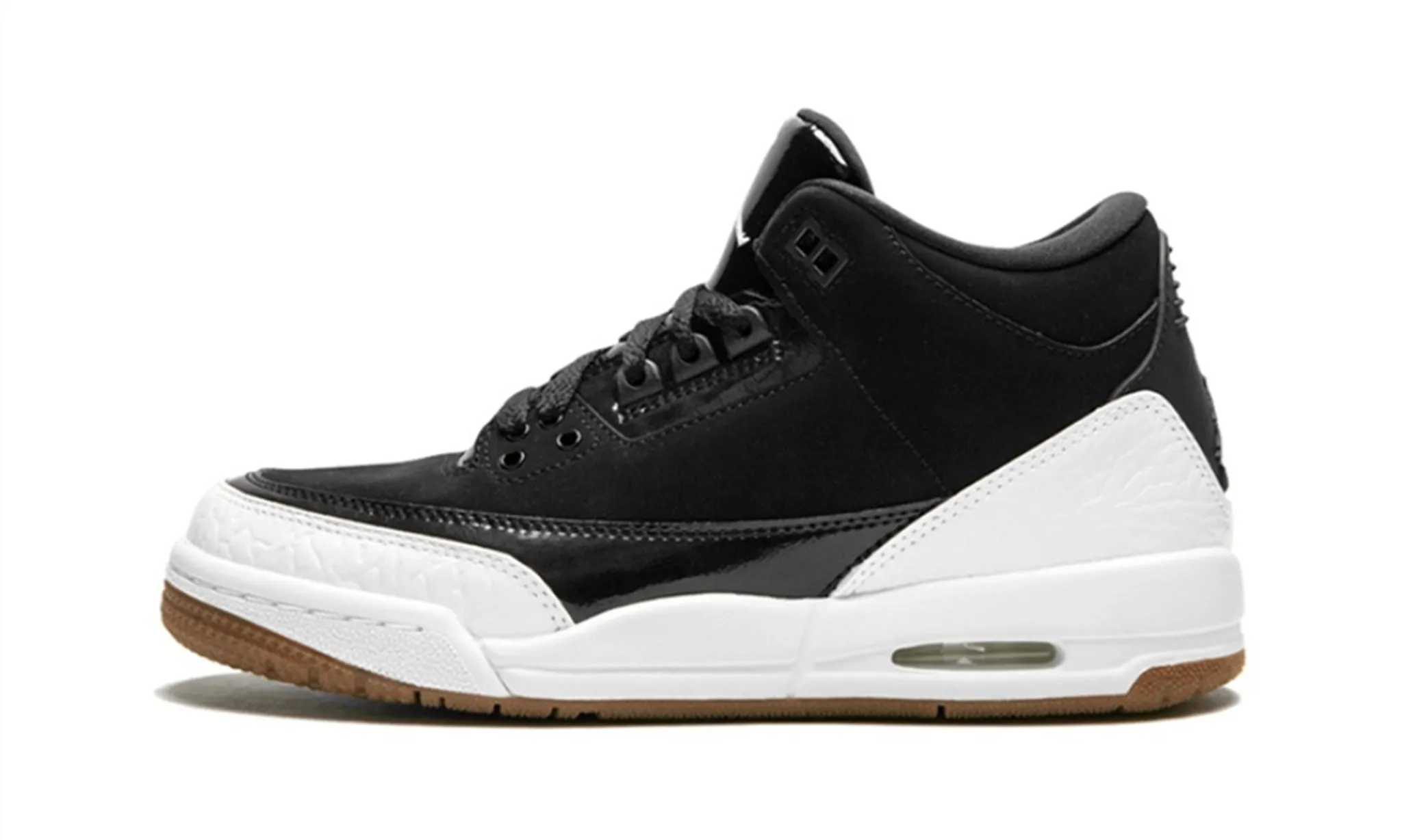 Jordan 3 Retro Black White Gum - beetsneakers