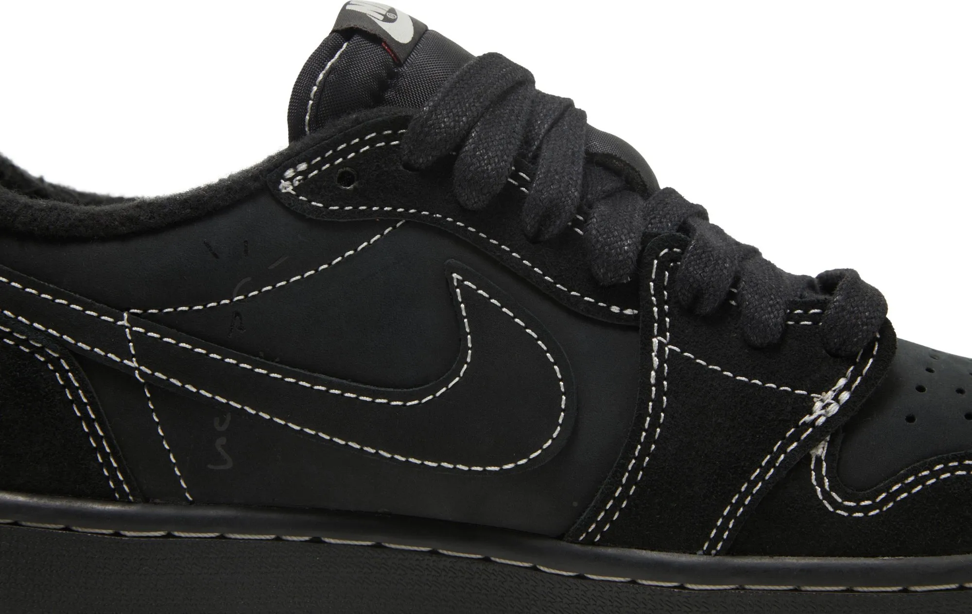 Jordan 1 Retro Low OG SP Travis Scott 'Black Phantom' - beetsneakers