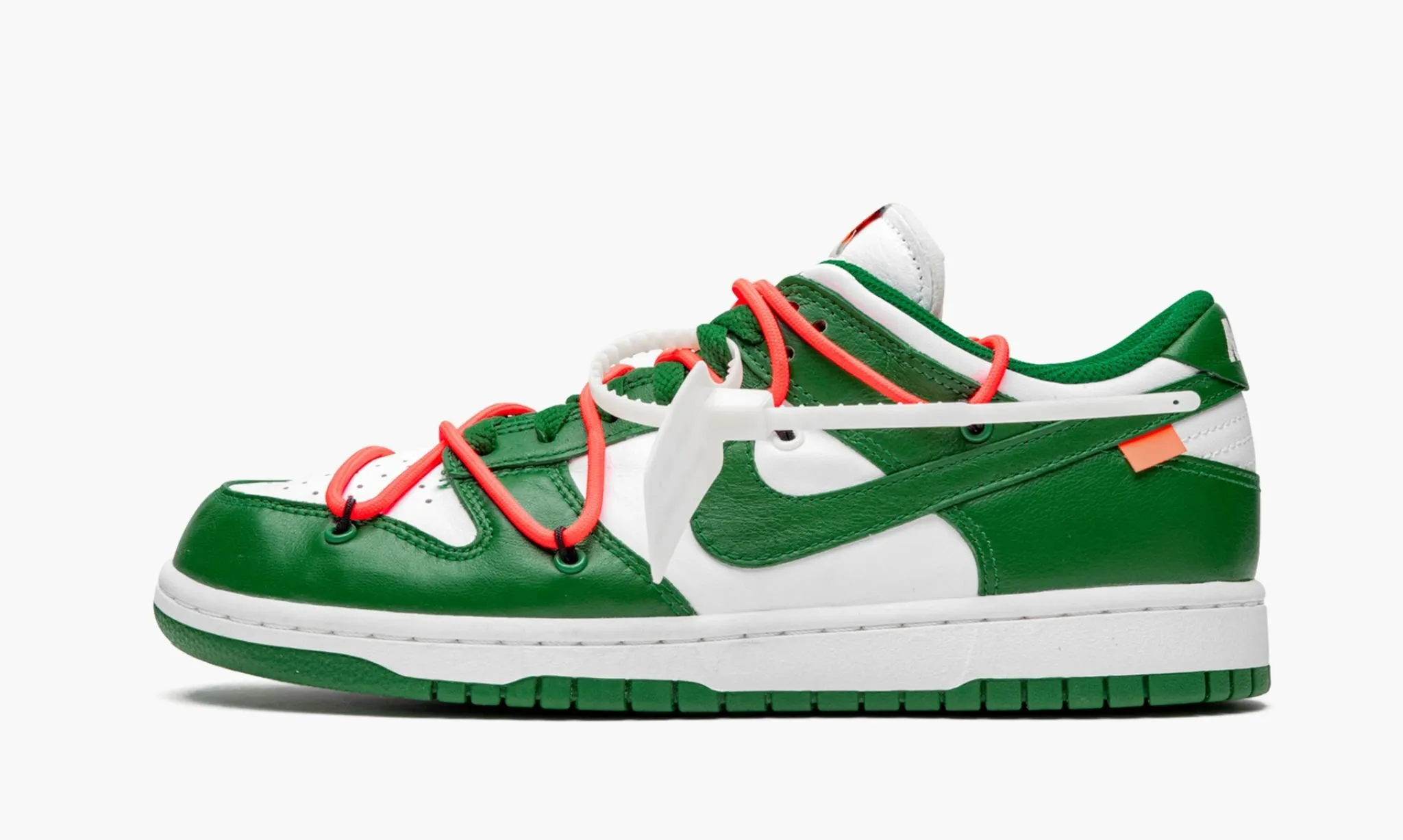 NIKE DUNK LOW Off White Pine Green - beetsneakers
