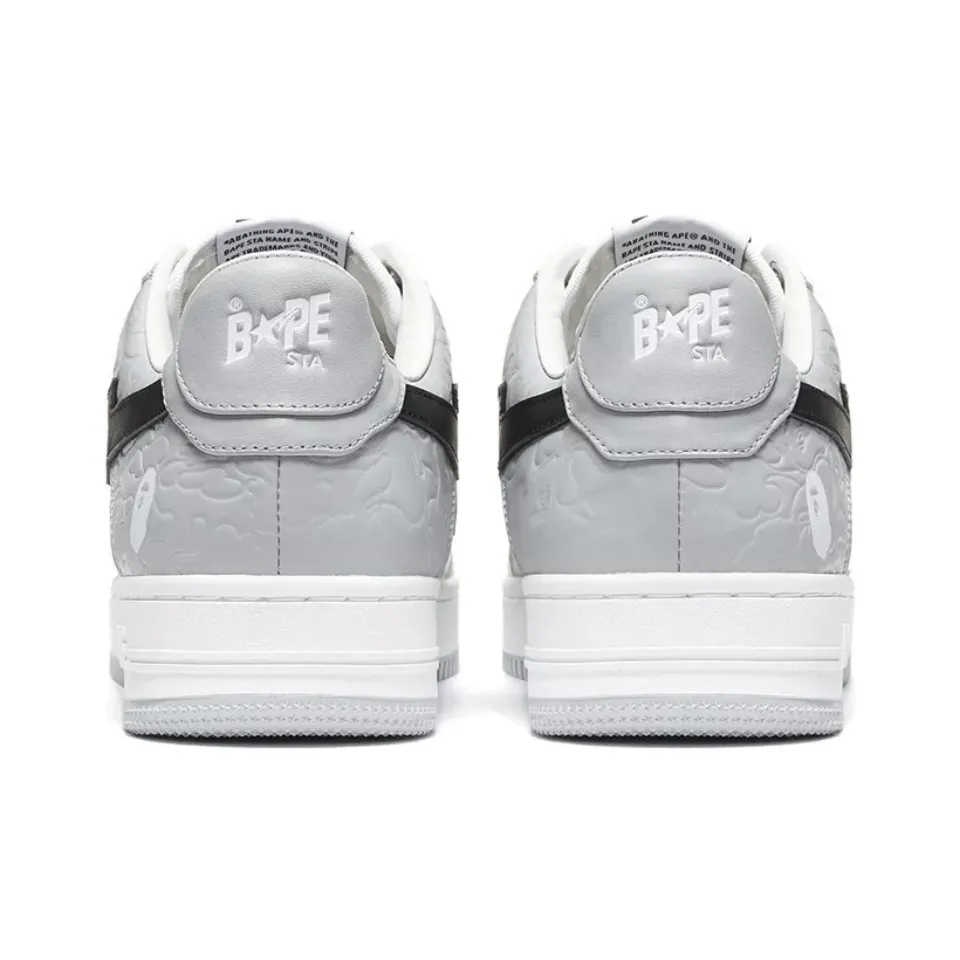 Bape Sta Low Grey Black - beetsneakers