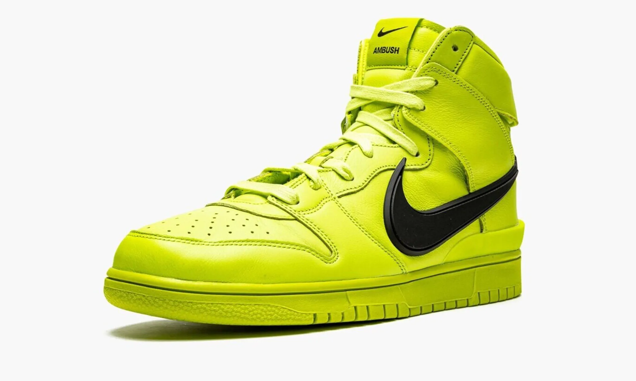 NIKE X AMBUSH DUNK HIGH ATOMIC GREEN SNEAKERS - beetsneakers