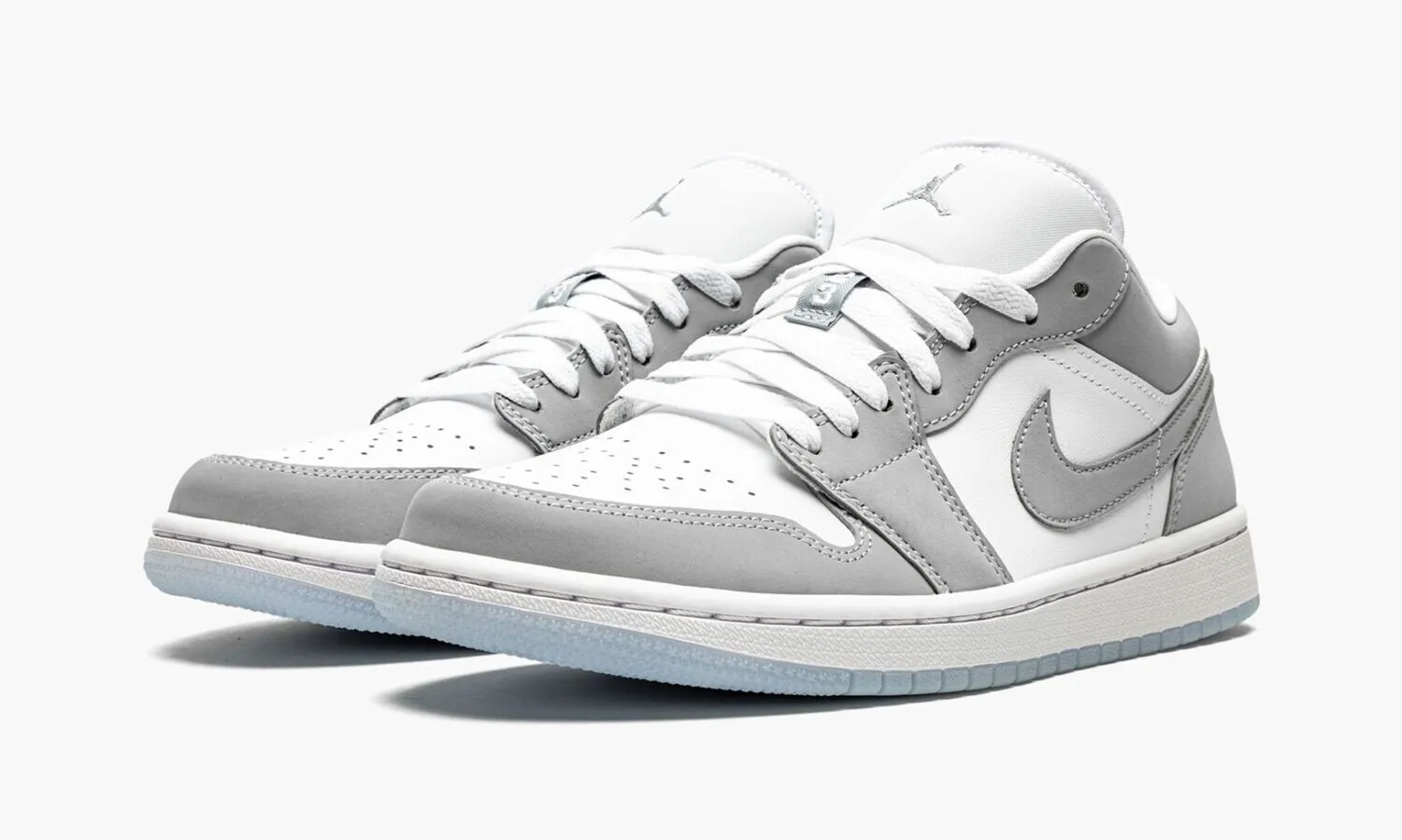 JORDAN 1 LOW White Wolf Grey - beetsneakers
