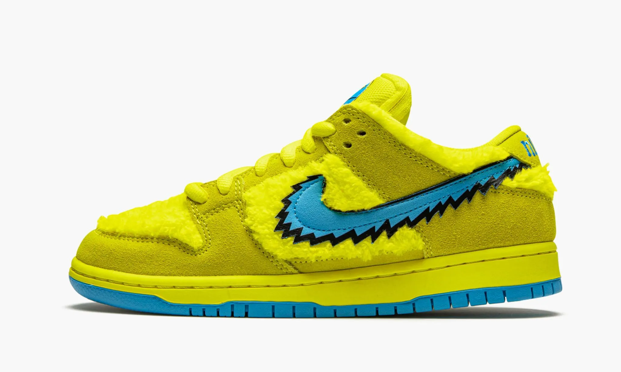 NIKE SB DUNK LOW Grateful Dead Yellow  Bear - beetsneakers