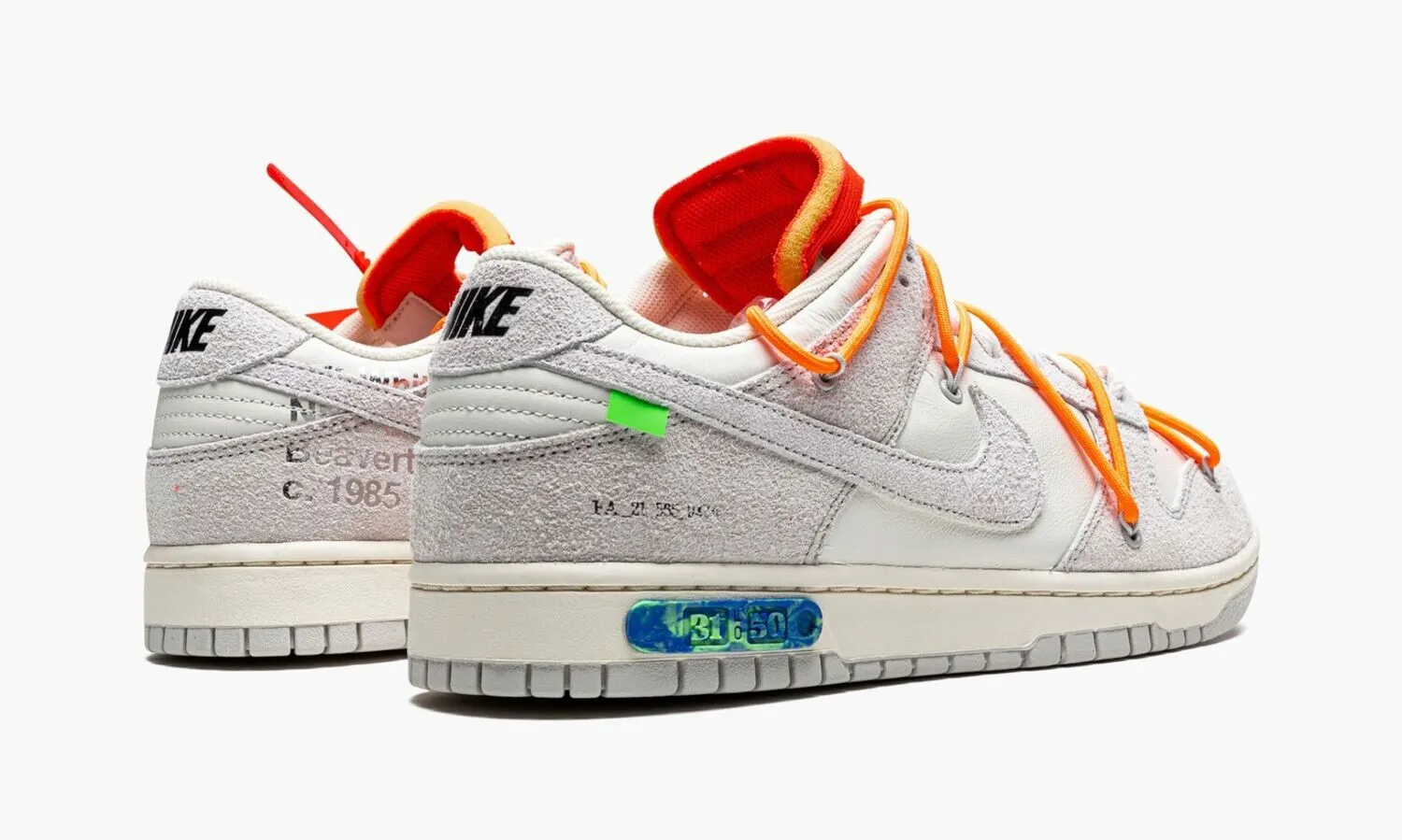 NIKE DUNK LOW OFF WHITE LOT 31 50 - beetsneakers