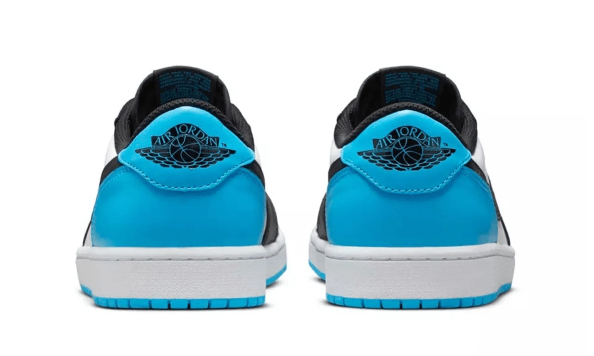 Jordan 1 Retro Low OG Black Dark Powder Blue - beetsneakers
