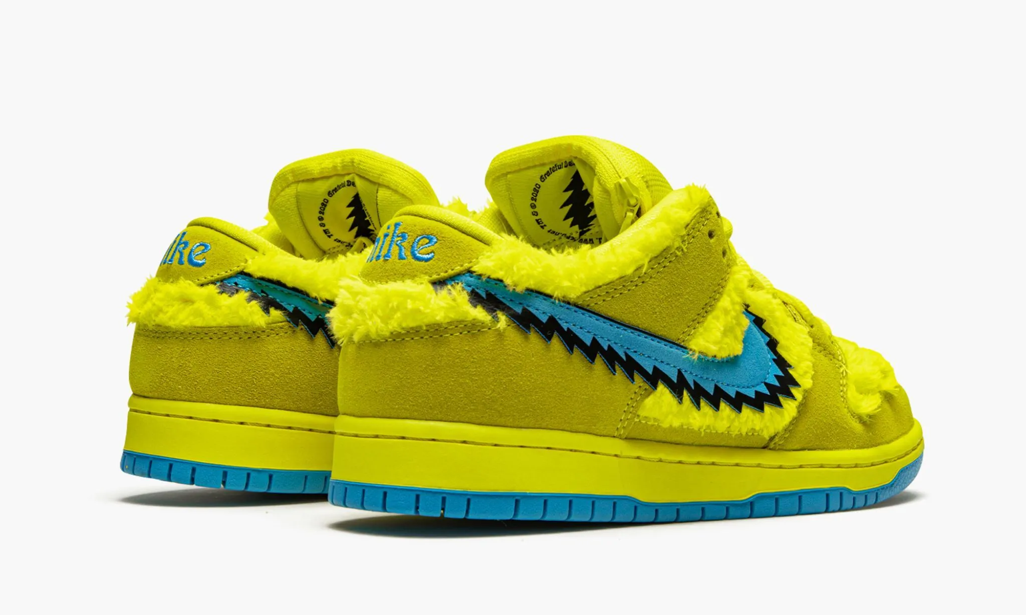 NIKE SB DUNK LOW Grateful Dead Yellow  Bear - beetsneakers