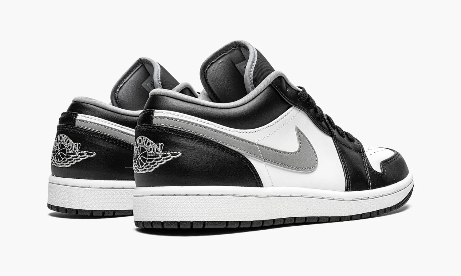 JORDAN 1 LOW Black Particle Grey - beetsneakers