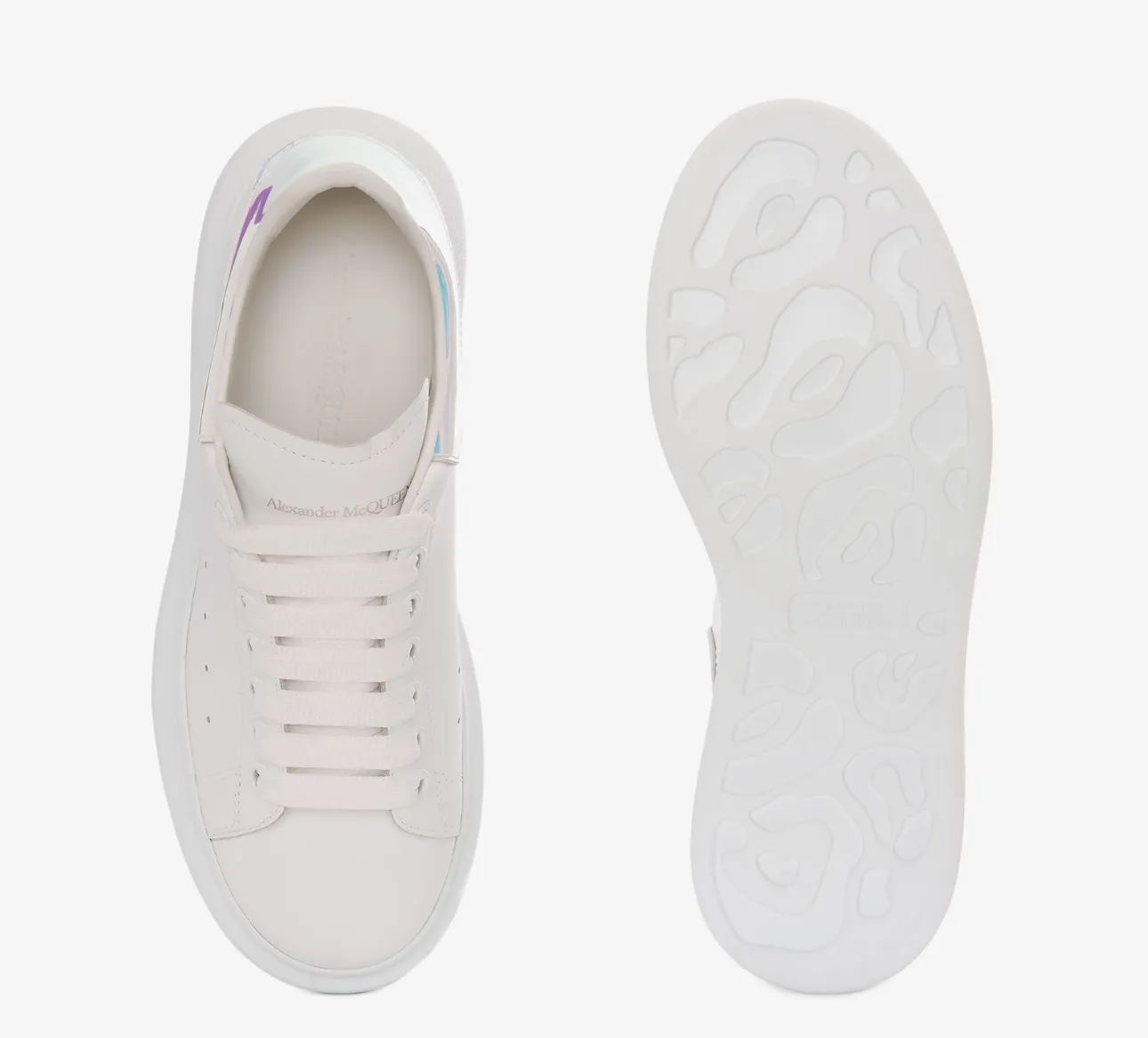 Alexander Mcqueen Men's Oversized Sneaker in White/shock Pink - beetsneakers