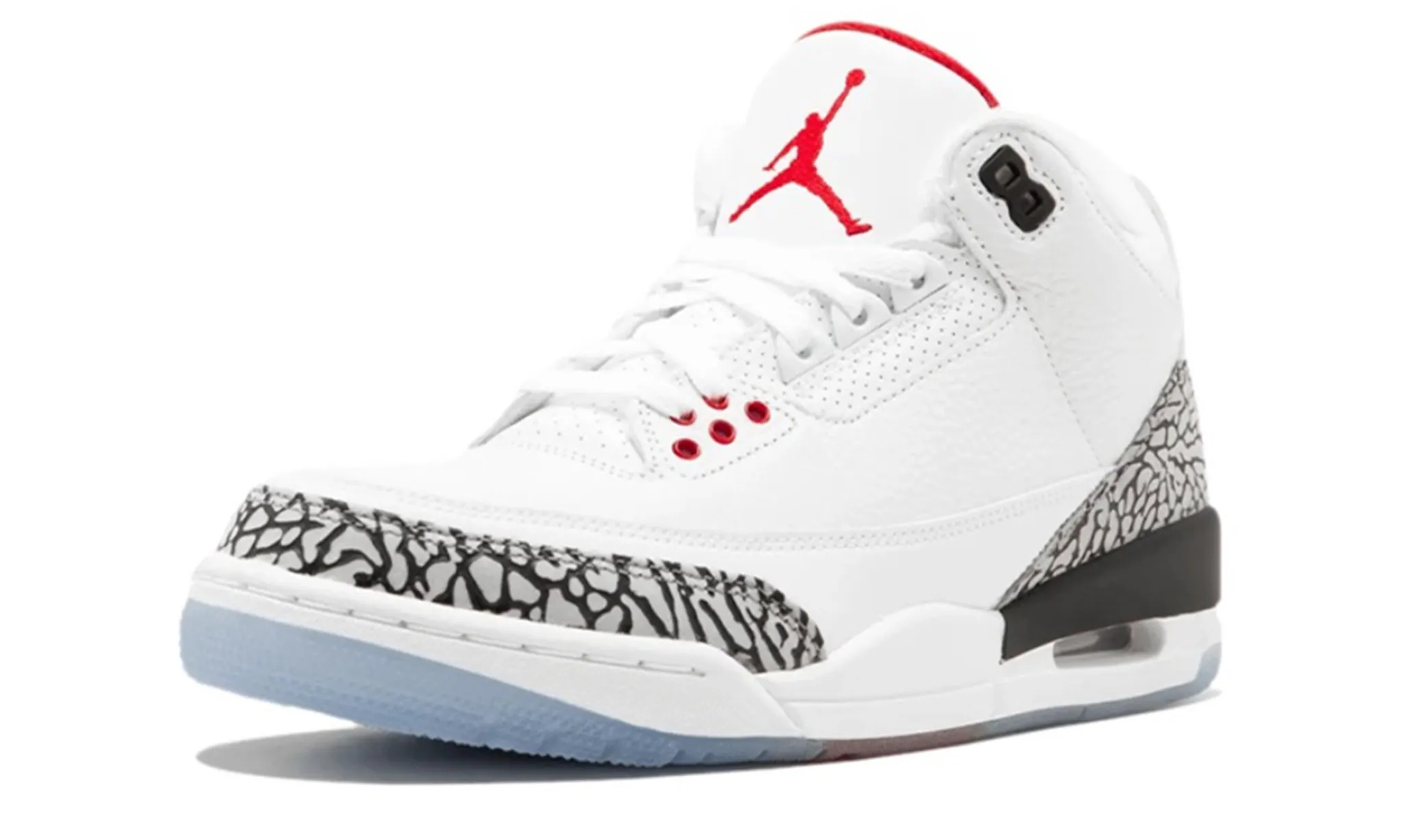 Jordan 3 Retro Free Throw Line White Cement(2018) - beetsneakers