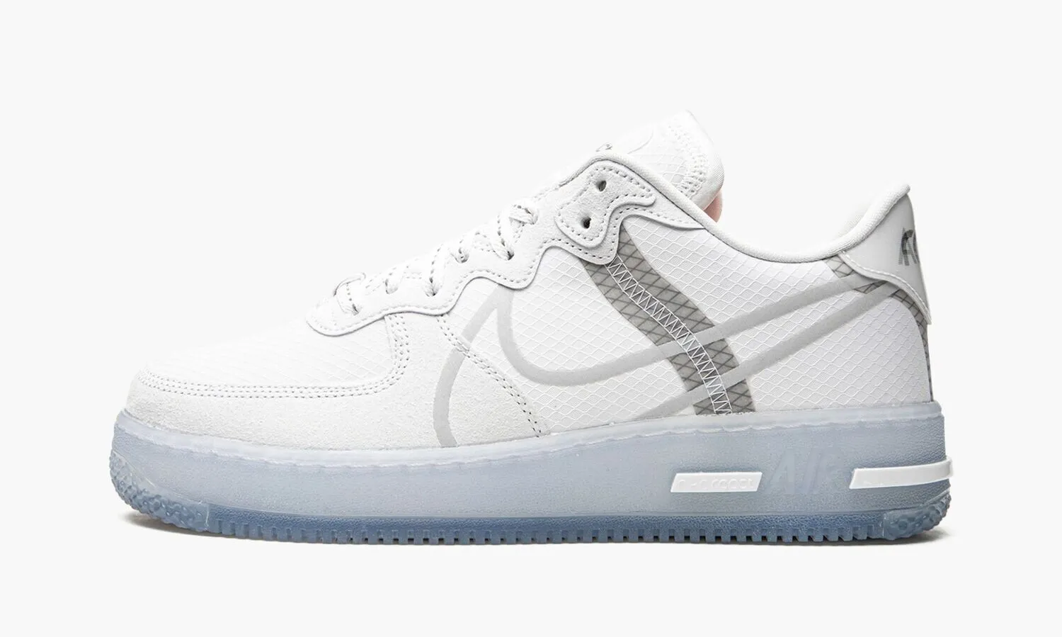 Nike AIR FORCE 1 REACT White Ice - beetsneakers