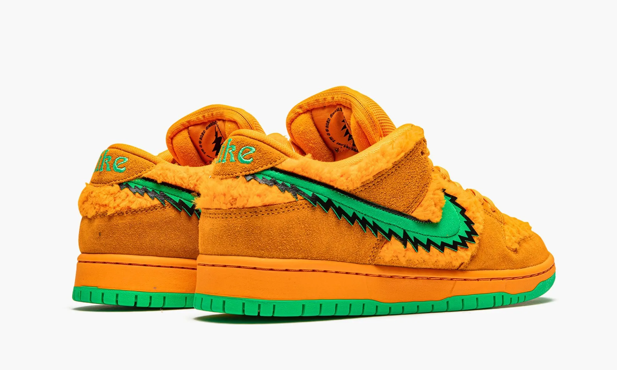NIKE SB DUNK LOW Grateful Dead Orange Bear - beetsneakers