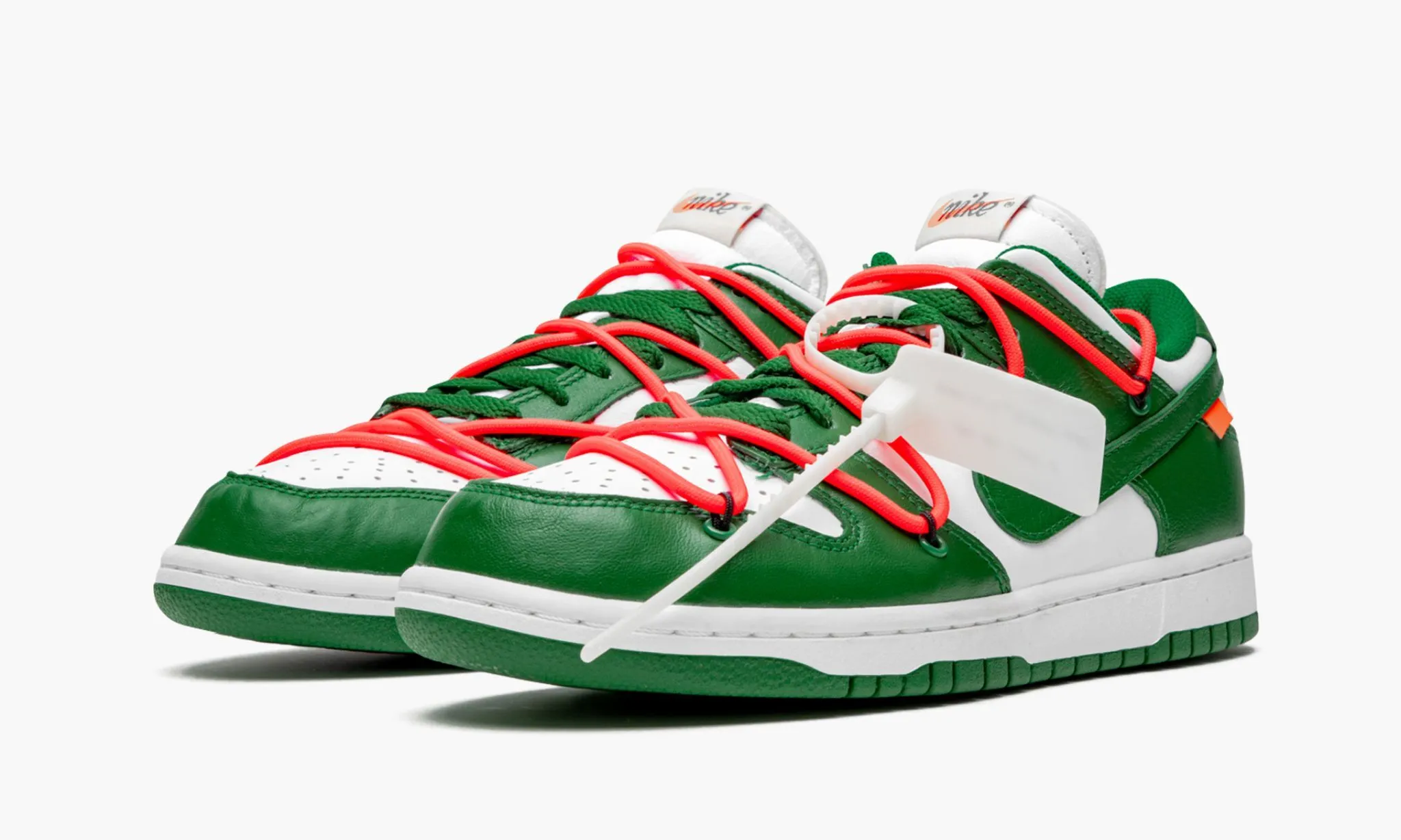 NIKE DUNK LOW Off White Pine Green - beetsneakers