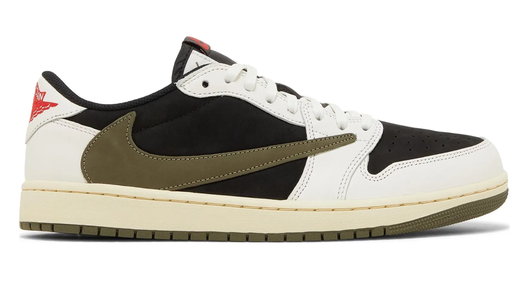 Jordan 1 Retro Low OG SP Travis Scott Olive - beetsneakers