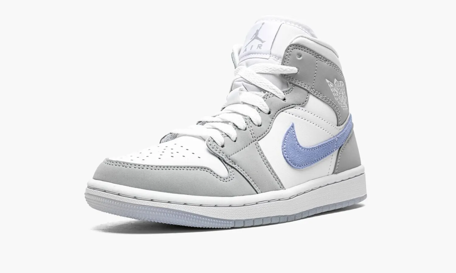 JORDAN 1 MID Wolf Grey Aluminum - beetsneakers
