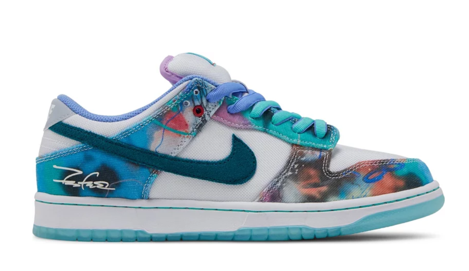 Nike Dunk Low SB Futura Laboratories Bleached Aqua - beetsneakers