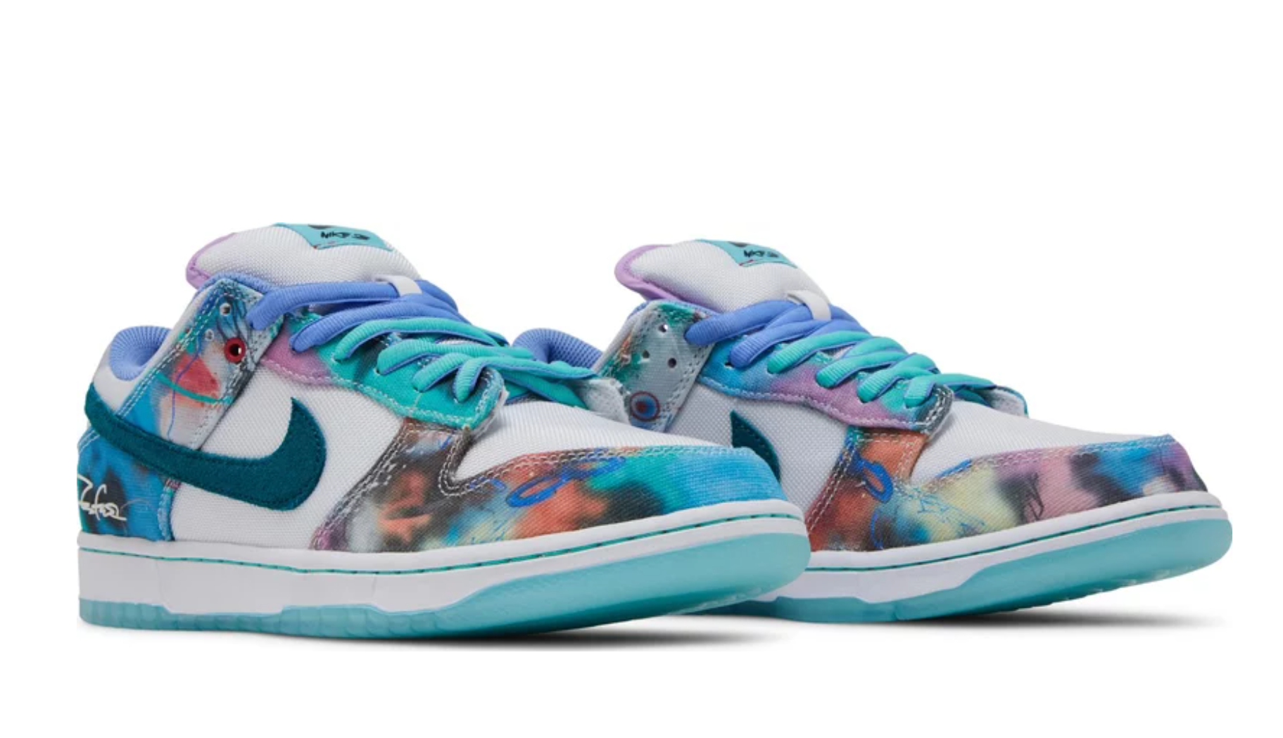 Nike Dunk Low SB Futura Laboratories Bleached Aqua - beetsneakers