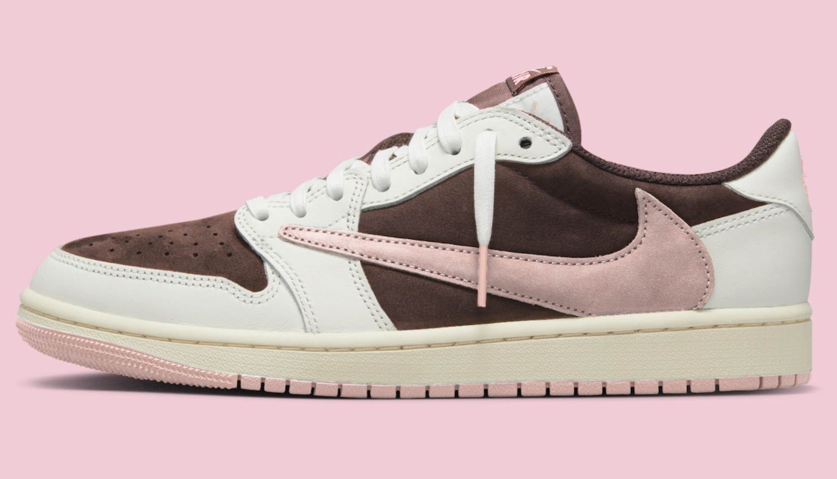 Travis Scott x Air Jordan 1 Low OG Dark Pony/Pink Oxford - beetsneakers