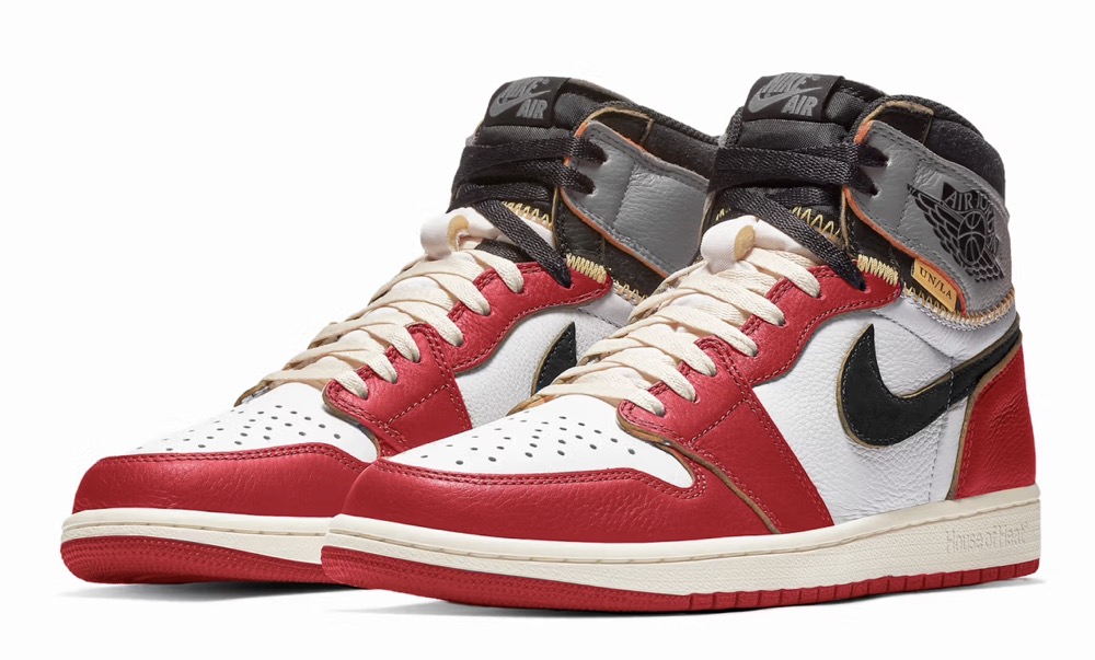 Jordan 1 Retro High OG SP Union LA Chicago Shadow - beetsneakers
