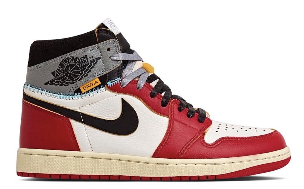 Jordan 1 Retro High OG SP Union LA Chicago Shadow - beetsneakers