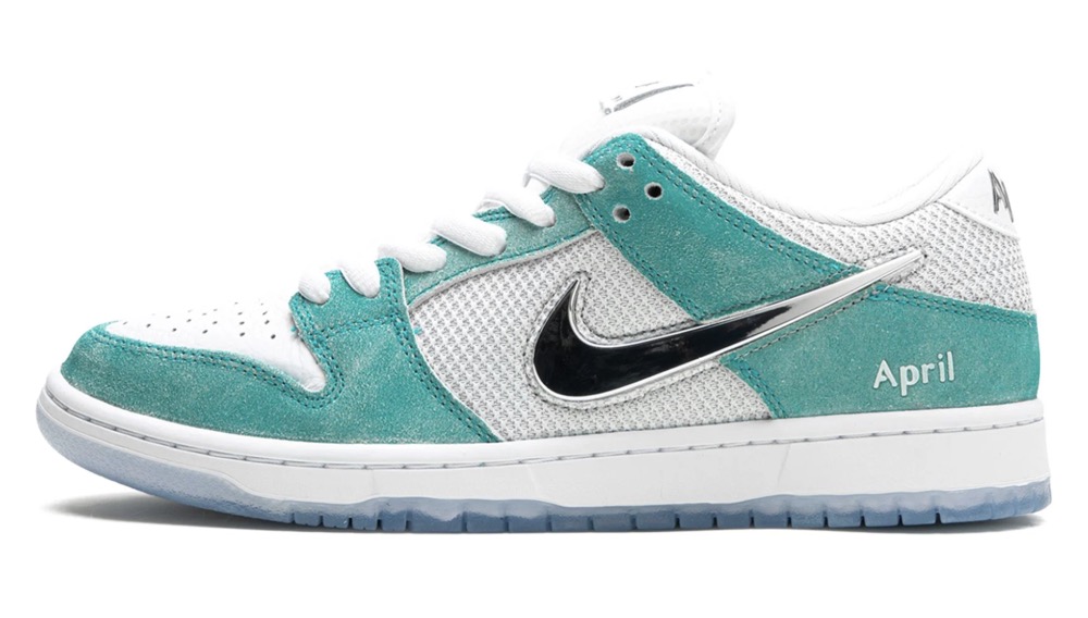 April Skateboards x Nike Dunk Low SB Turbo Green - beetsneakers