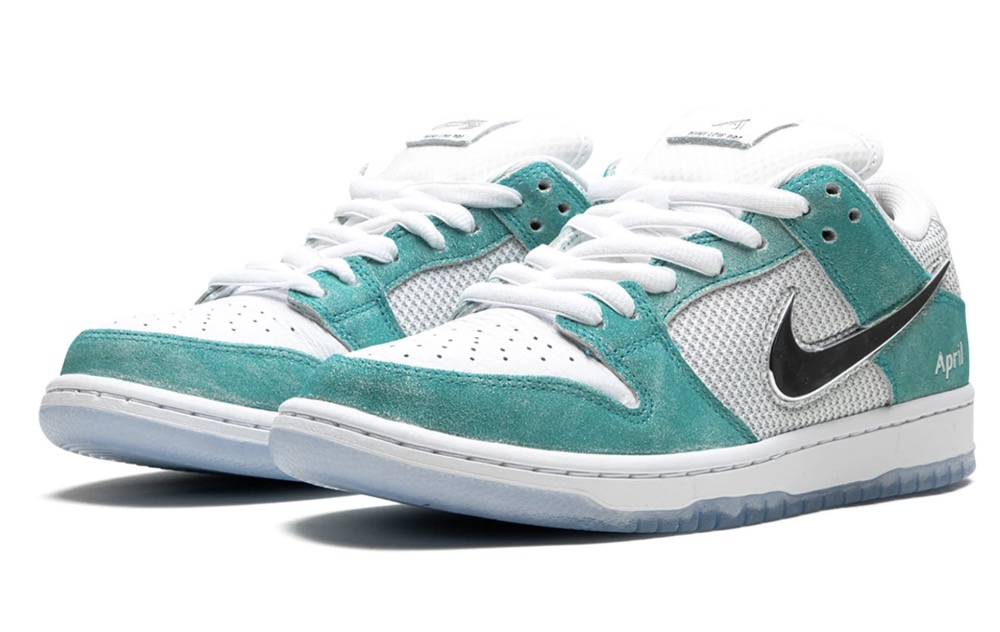 April Skateboards x Nike Dunk Low SB Turbo Green - beetsneakers