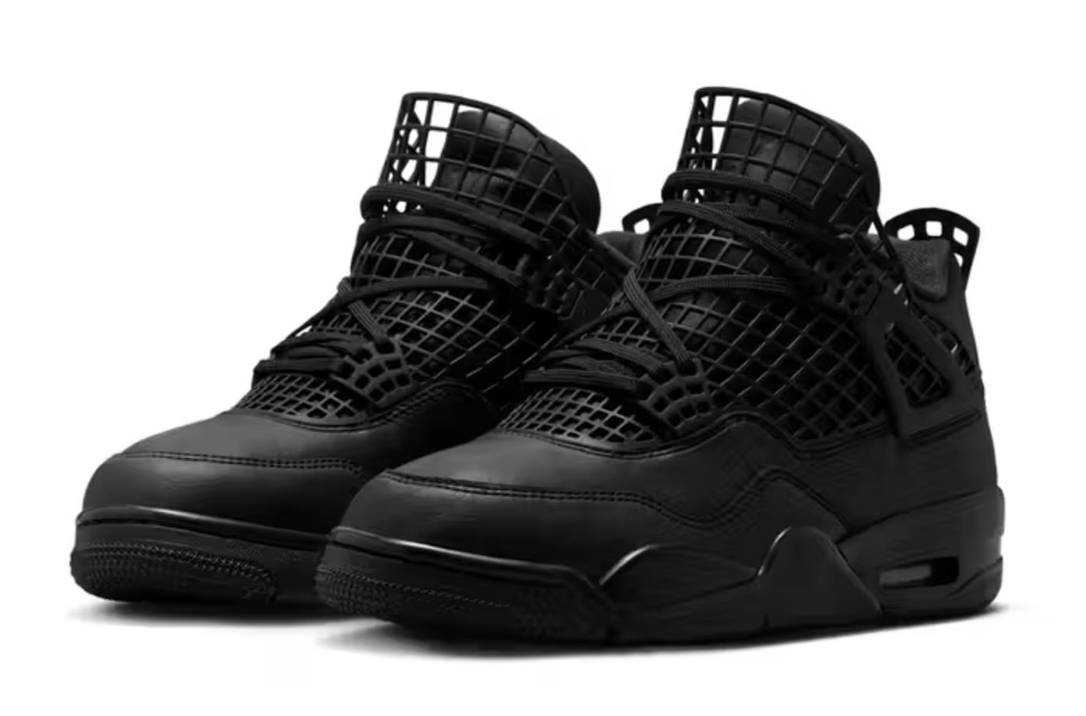 Air Jordan 4 Retro Net Black - beetsneakers
