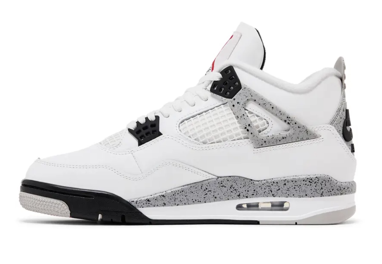 Jordan 4 Retro White Cement (2025) - beetsneakers
