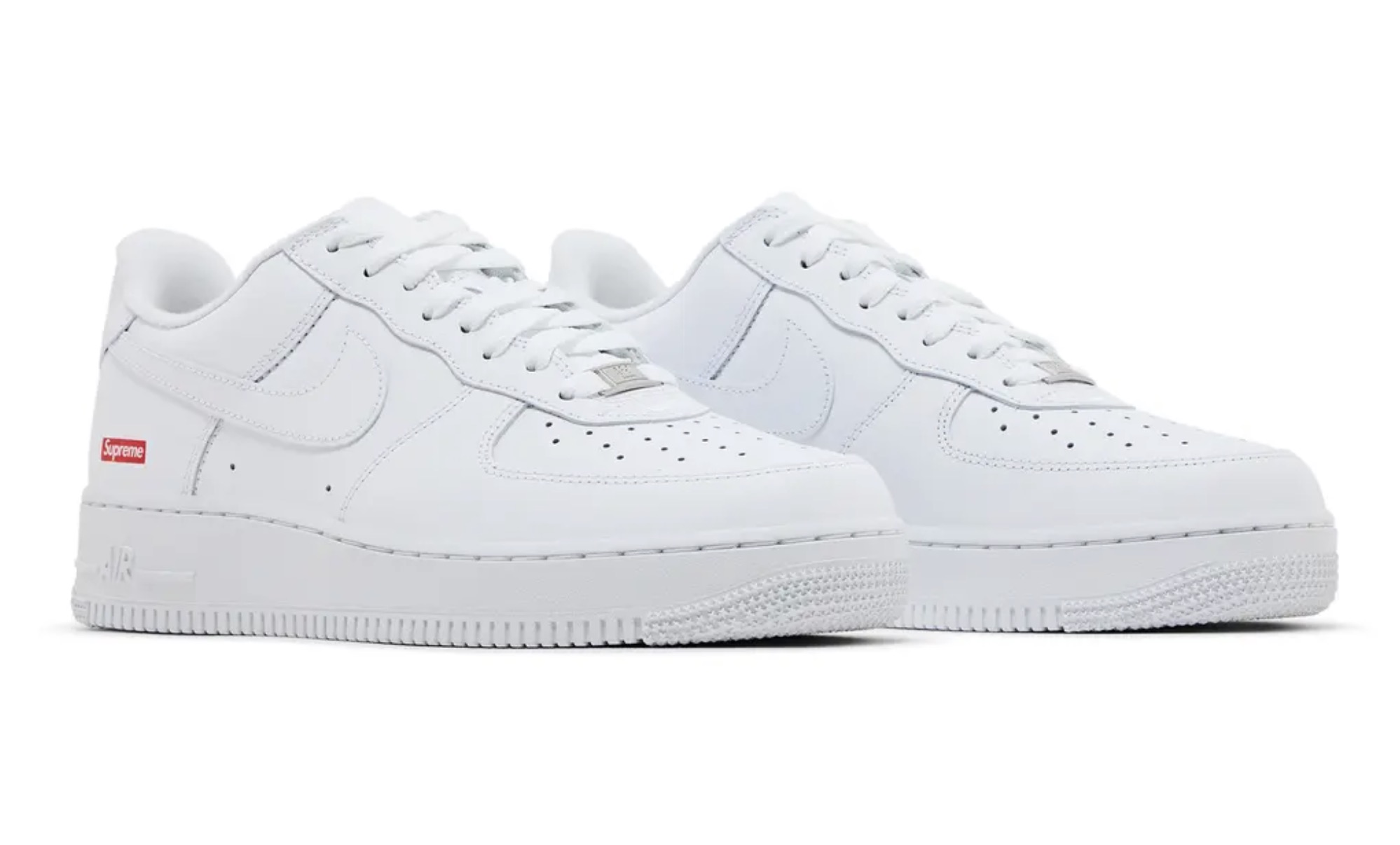 Supreme x Air Force 1 Low 'Box Logo - White' - beetsneakers