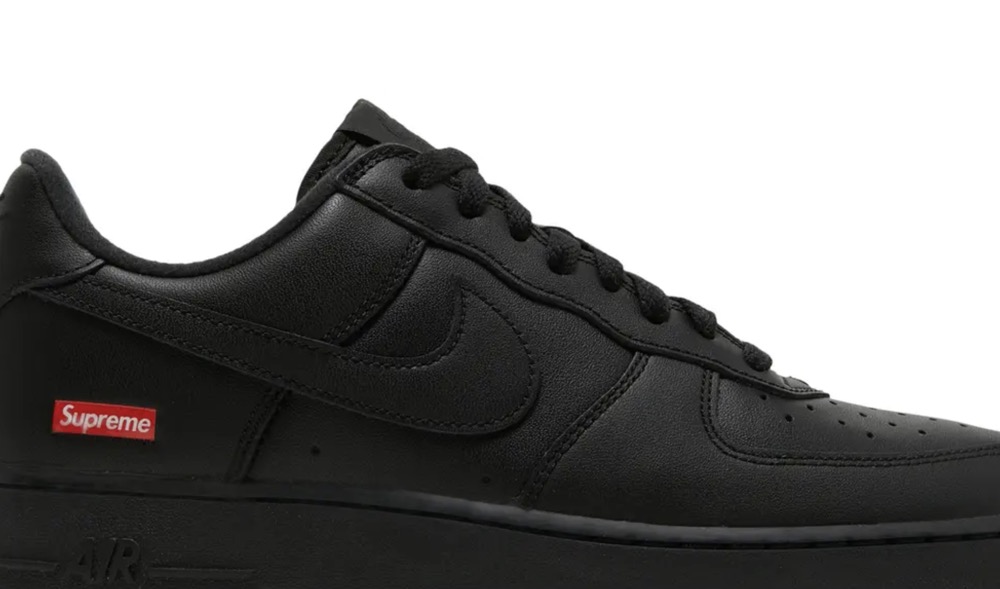 Supreme x Air Force 1 Low 'Box Logo - Black' - beetsneakers