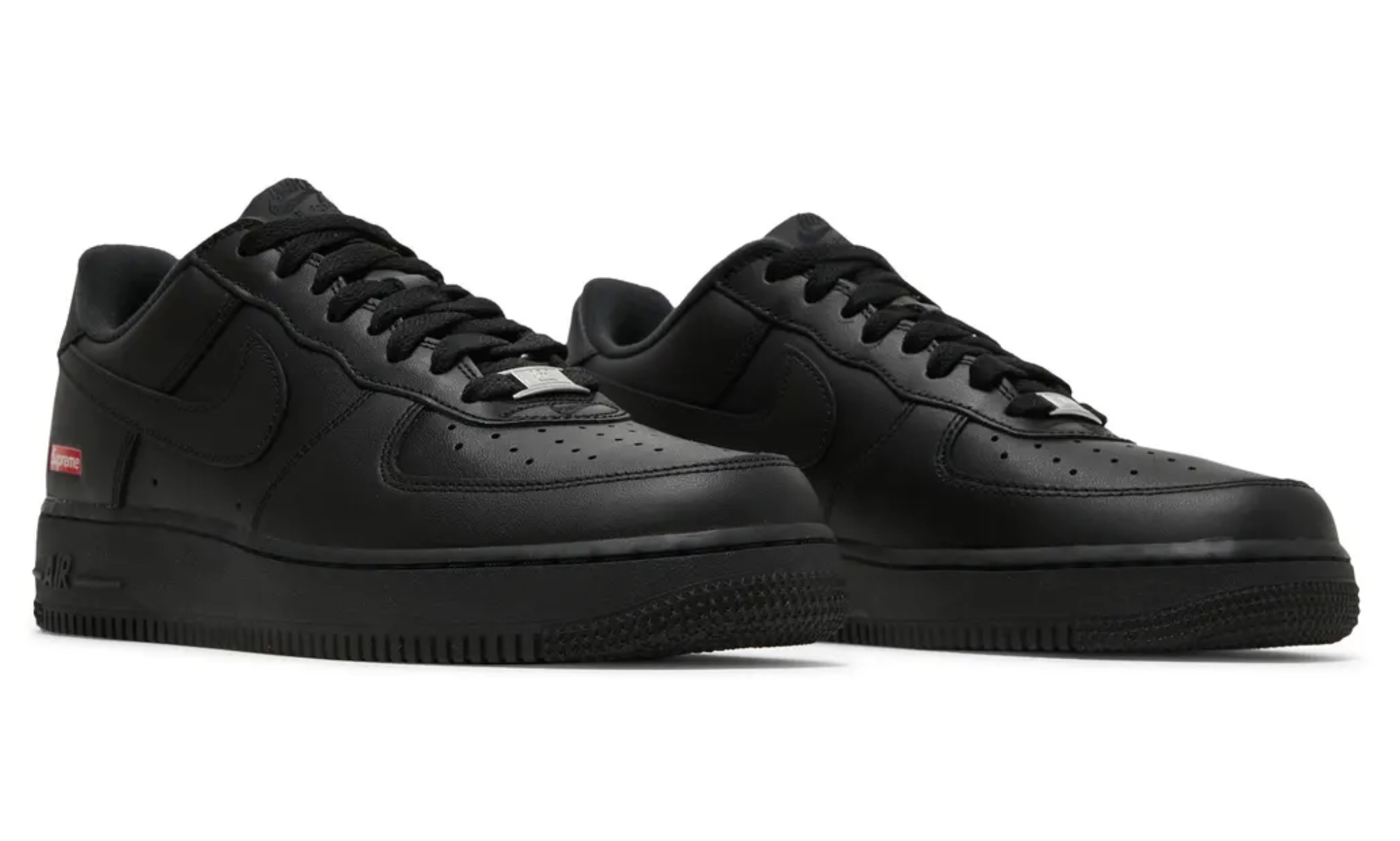 Supreme x Air Force 1 Low 'Box Logo - Black' - beetsneakers