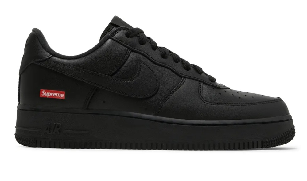 Supreme x Air Force 1 Low 'Box Logo - Black' - beetsneakers