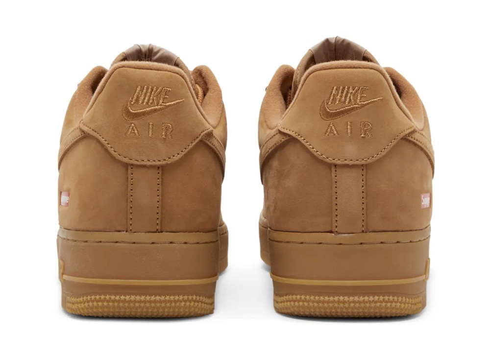 Supreme x Air Force 1 Low SP 'Box Logo - Wheat' - beetsneakers