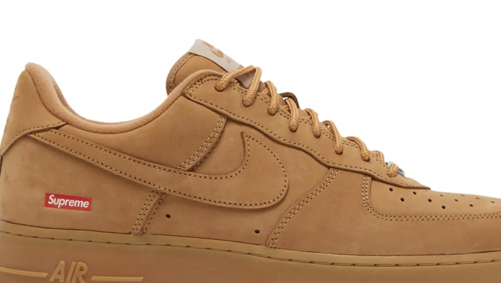 Supreme x Air Force 1 Low SP 'Box Logo - Wheat' - beetsneakers