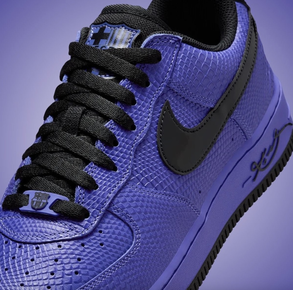 Kobe Bryant x FC Barcelona x Air Force 1 Low Protro 'Persian Violet' - beetsneakers