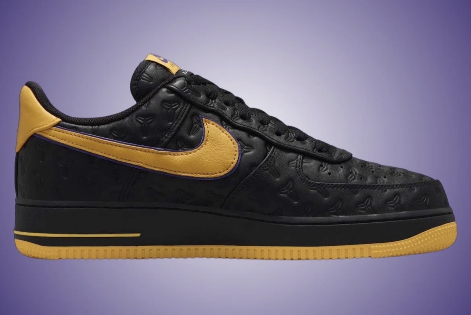 Kobe Bryant x Nike Air Force 1 Low 'Black Varsity Maize' - beetsneakers