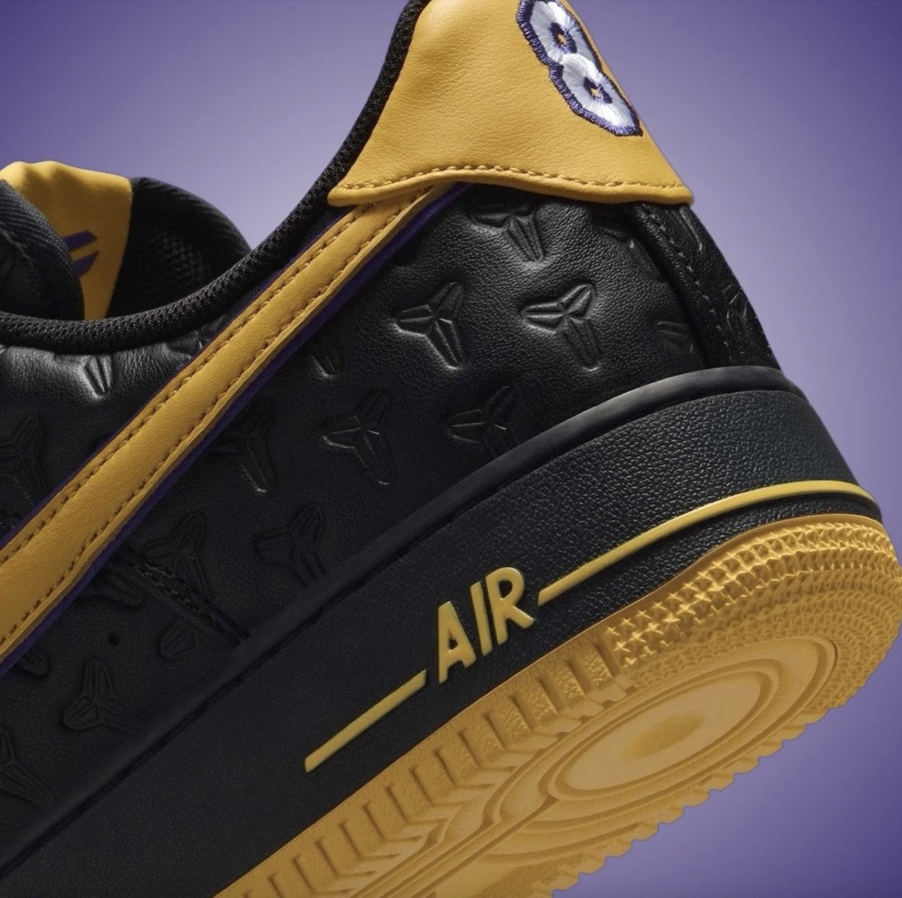 Kobe Bryant x Nike Air Force 1 Low 'Black Varsity Maize' - beetsneakers