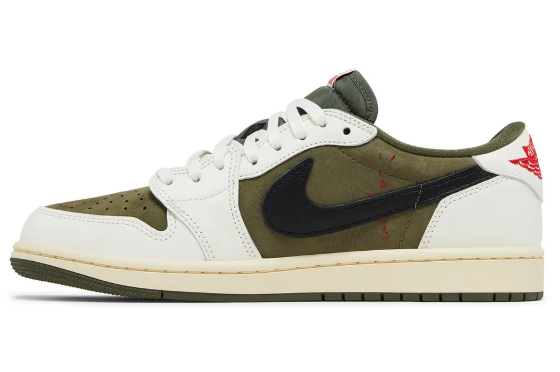 Travis Scott x Air Jordan 1 Retro Low OG SP Reverse Olive/Medium Olive - beetsneakers