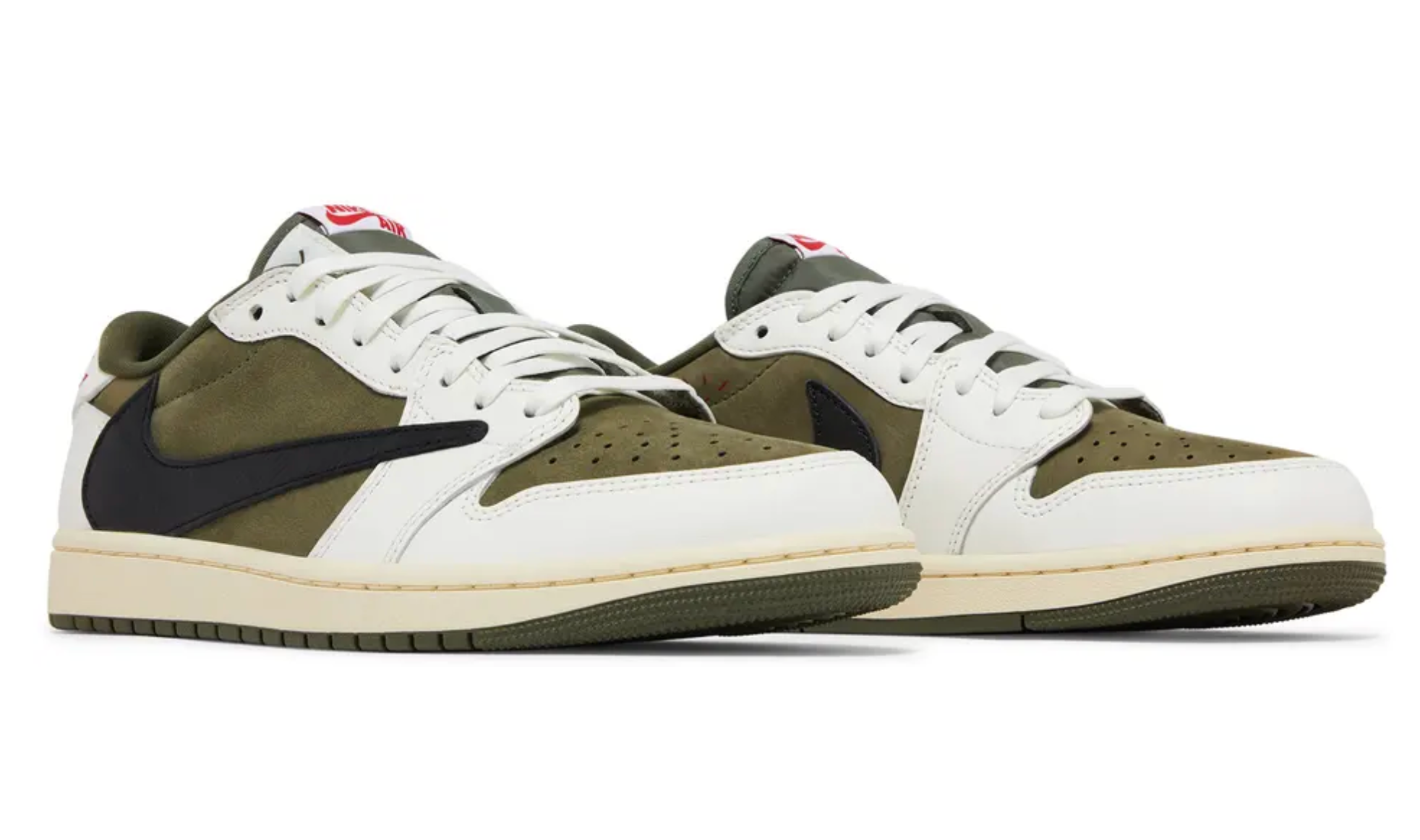 Travis Scott x Air Jordan 1 Retro Low OG SP Reverse Olive/Medium Olive - beetsneakers