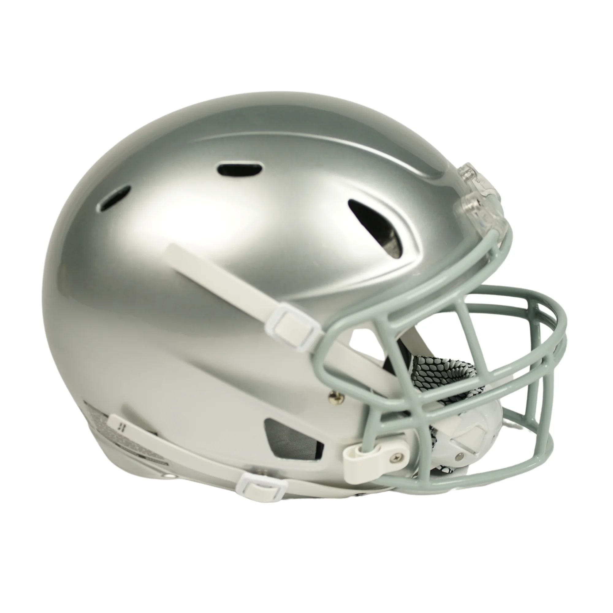 LIGHT Helmets LS2-CY - Youth Football Helmet (Silver, Large)