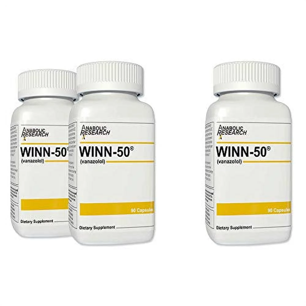 Anabolic Research Winn 50 - Supplement for Lean Muscle, Strength, Definition and Improved Athleticism - 3 month supply