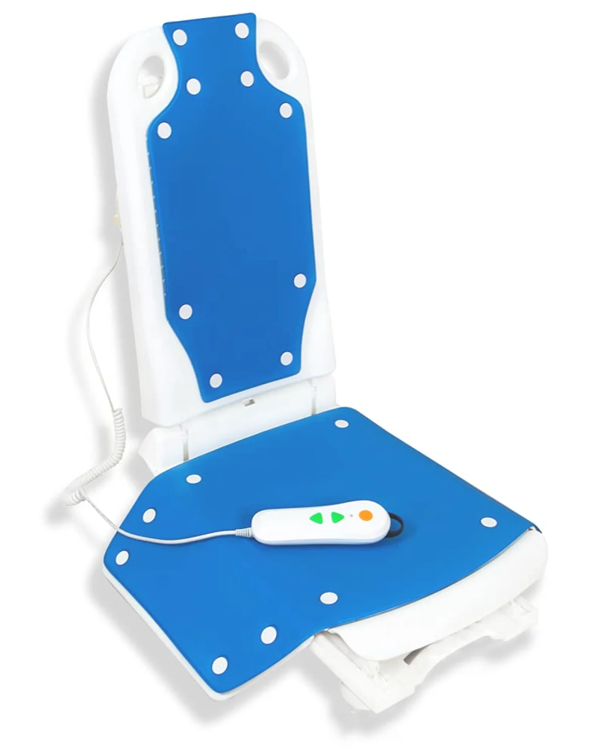 Electric Bath Lift Chair ,Suitable for Bathtubs Larger Than 16 Wide, High-Strength Steel Pole Support,6 Bottom Non-Slip Suction Cups,Collapsible,Bearing Weight 300LB