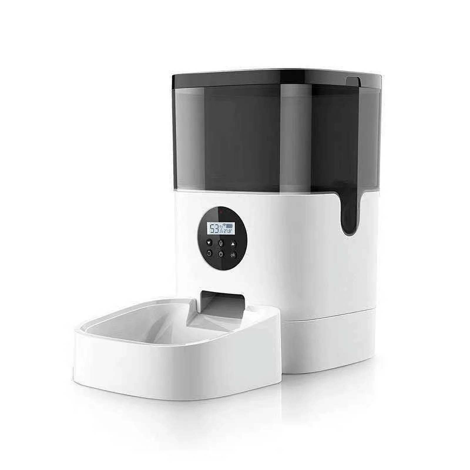 AUTOLOCK Automatic Cat Feeder, 4L/6L Auto Pet Dry Food Dispenser with Desiccant Bag, Portion Control 1-4 Meals per Day & 10s Voice Recorder for Small & Medium Pets