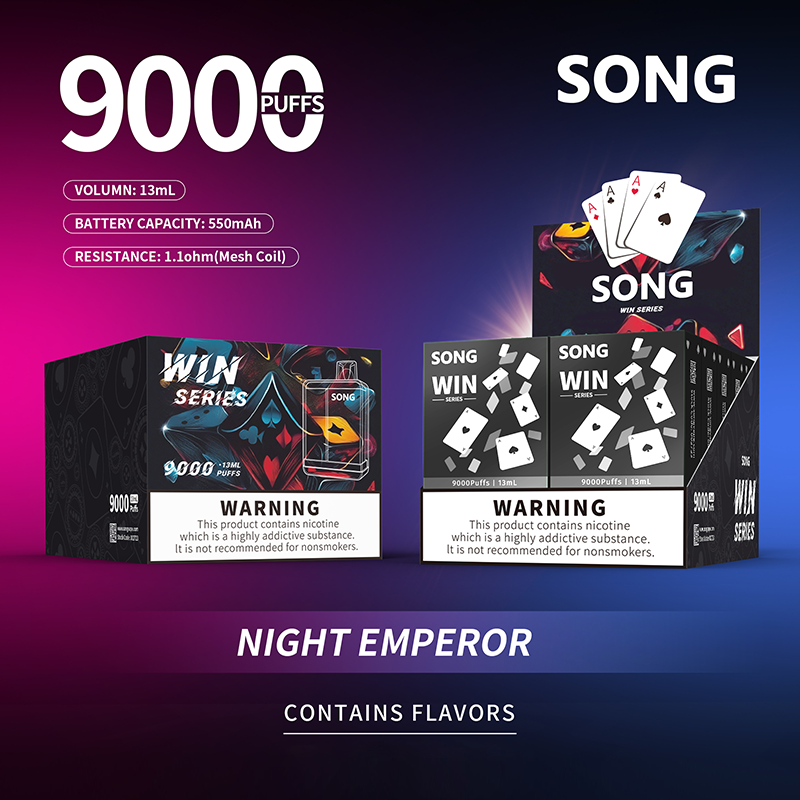 Disposable e-cigarette Poker series Y193C/ NIGHT EMPEROR