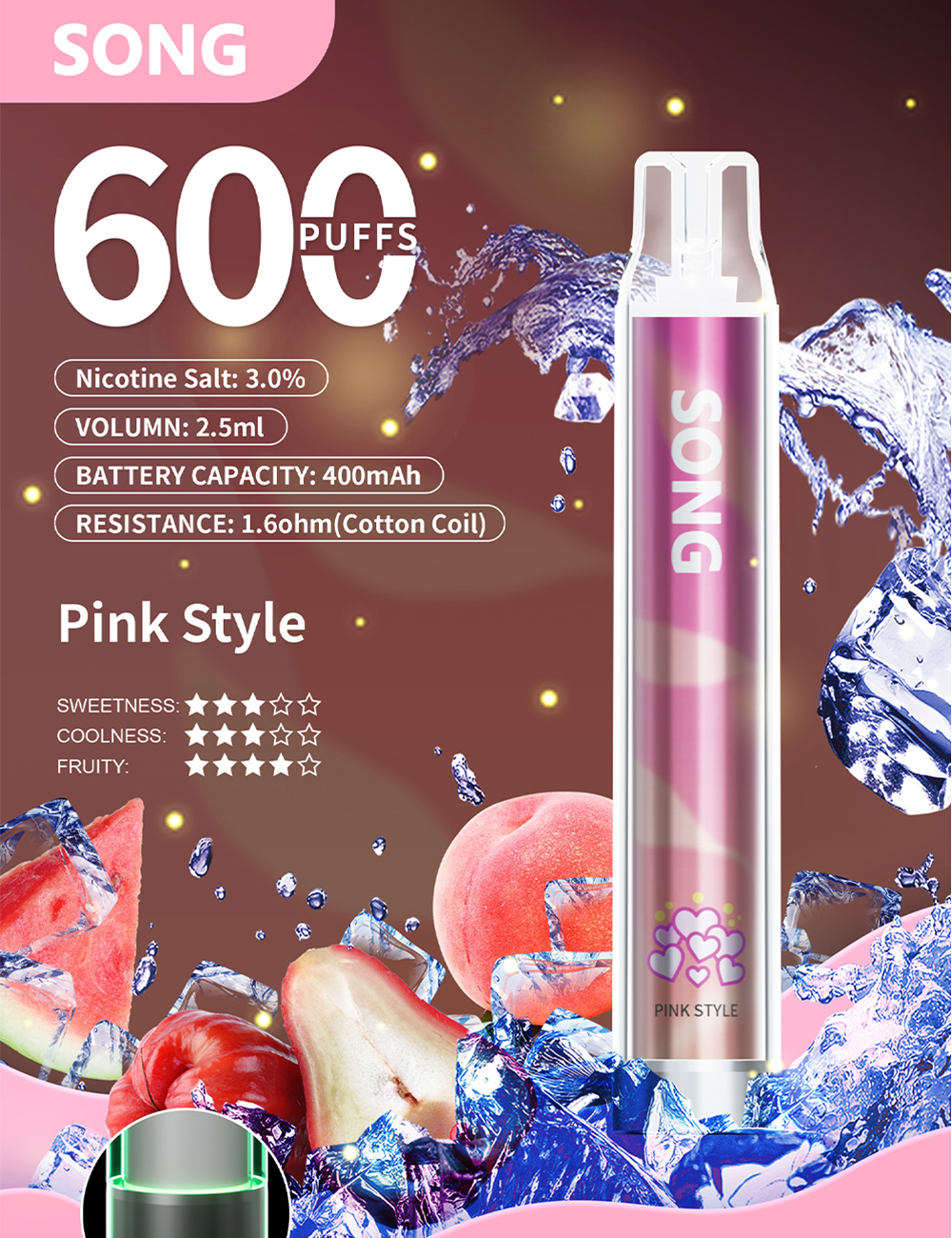 Disposable e-cigarette Firefly Series A02