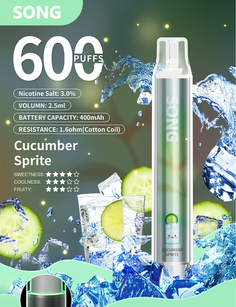 Disposable e-cigarette Firefly Series A02