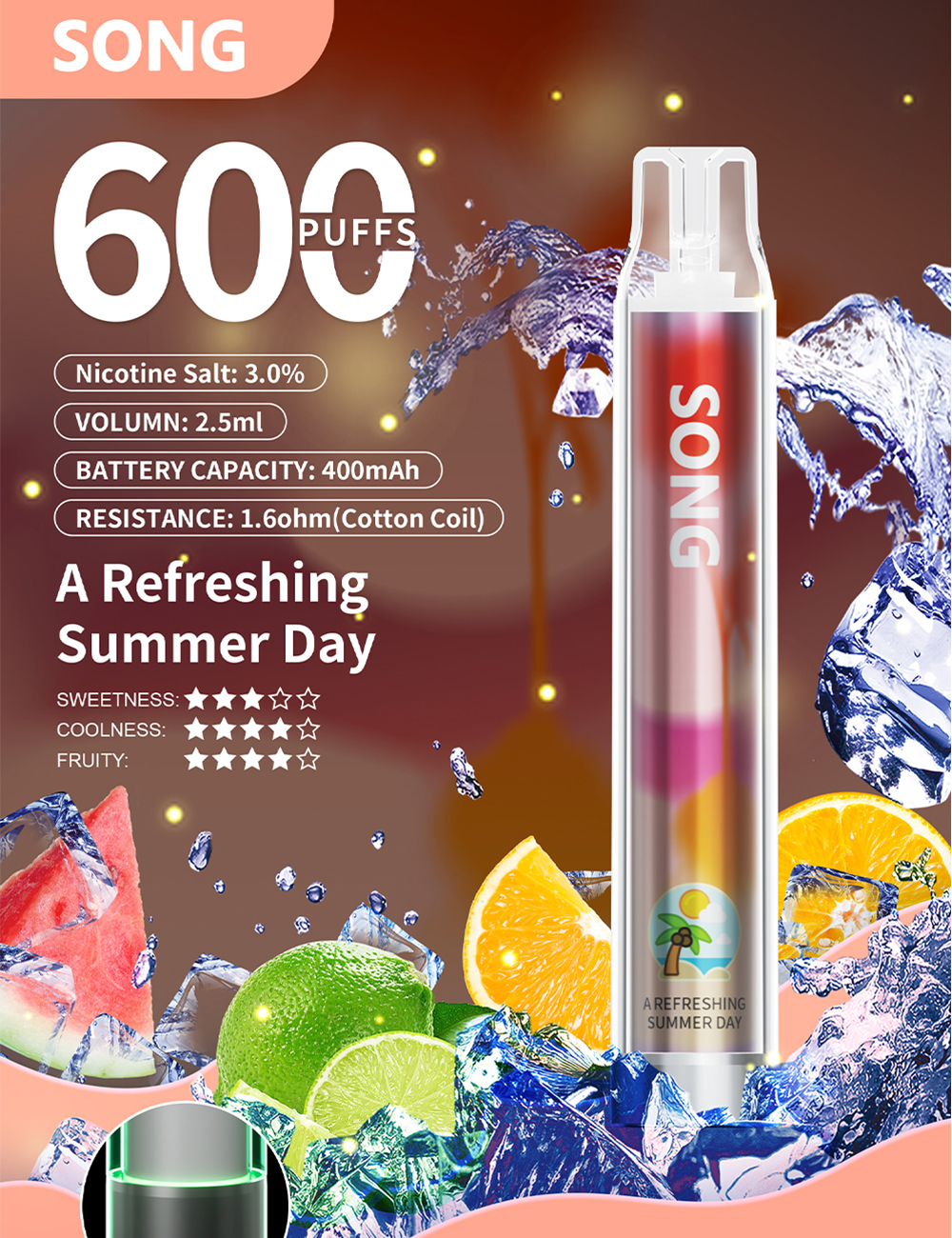 Disposable e-cigarette Firefly Series A02