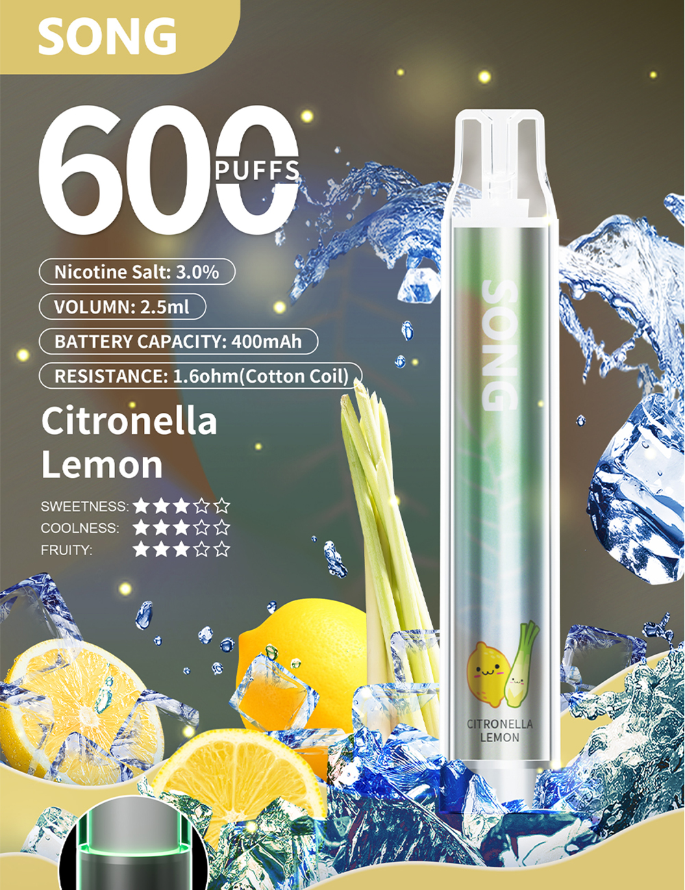 Disposable e-cigarette Firefly Series A02