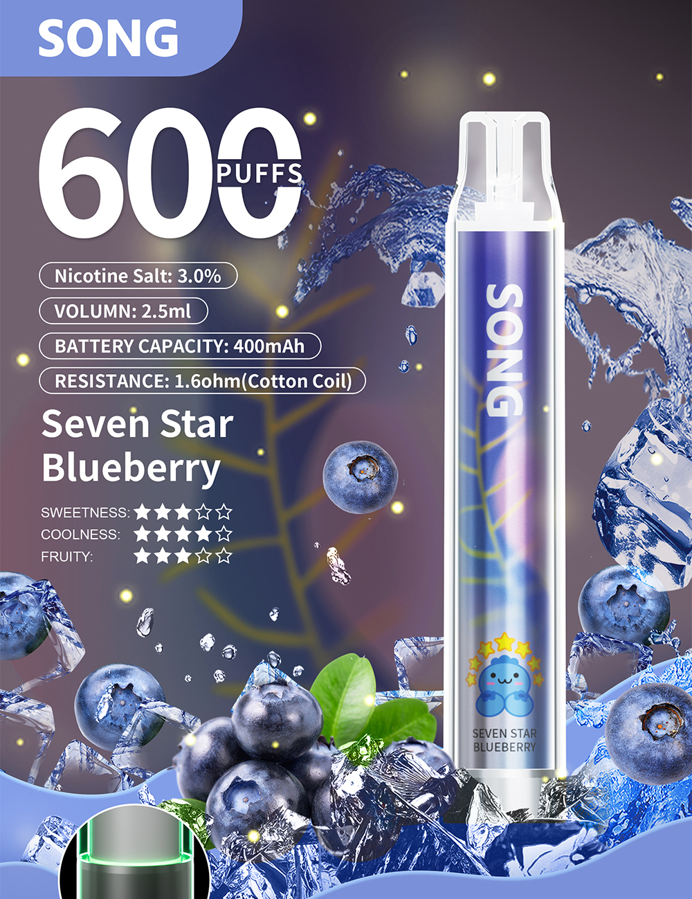 Disposable e-cigarette Firefly Series A02