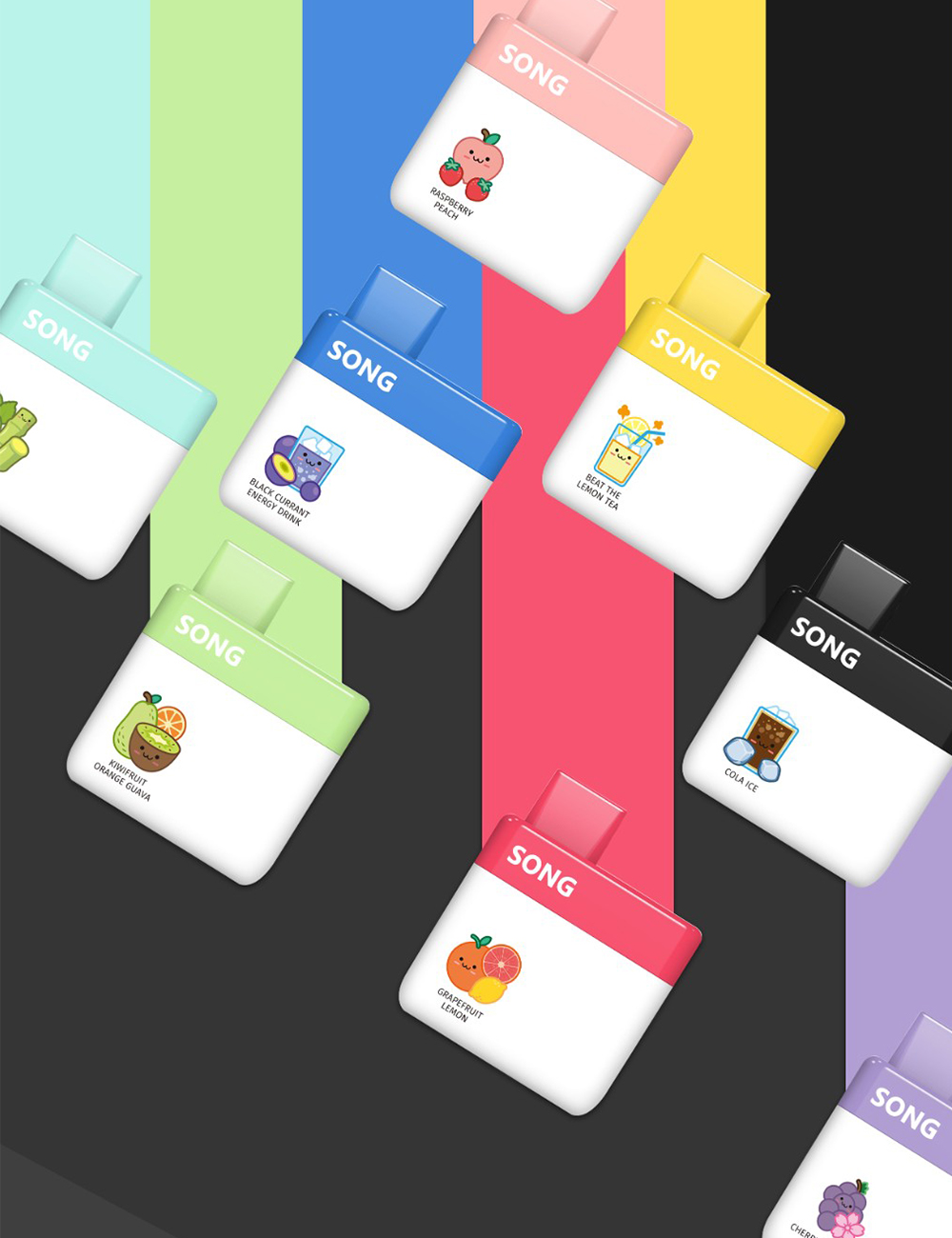 Disposable electronic cigarette Card Series A05(VK-02)/ Fruity flavor